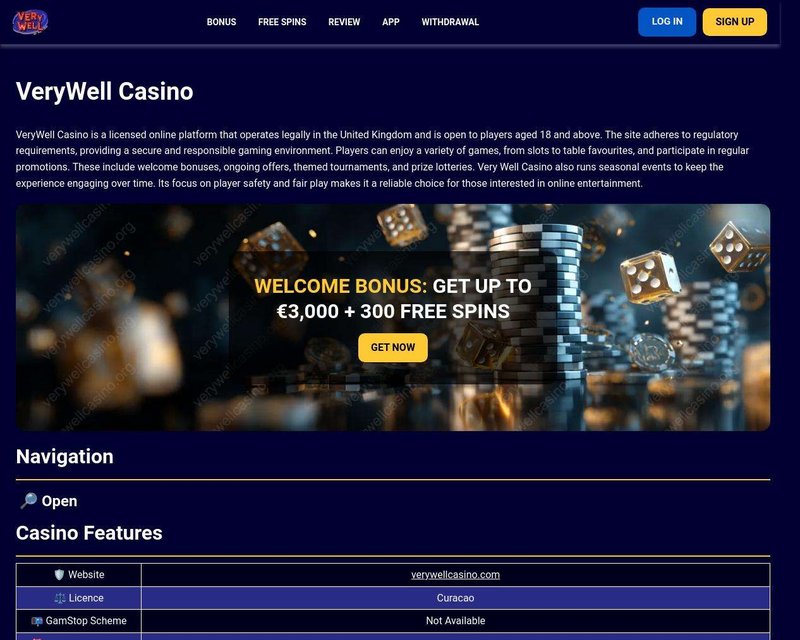 Is Verywell Casino 777 a Safe Online Casino in the UK? - overview
